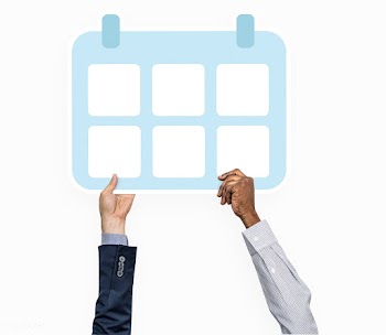 Hand holding a calendar icon | Free stock psd mockup - 536847