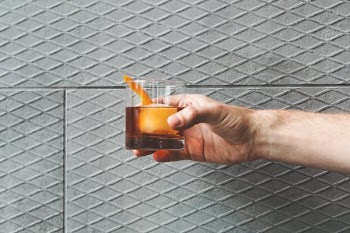 Hand Holding Classic Cocktail