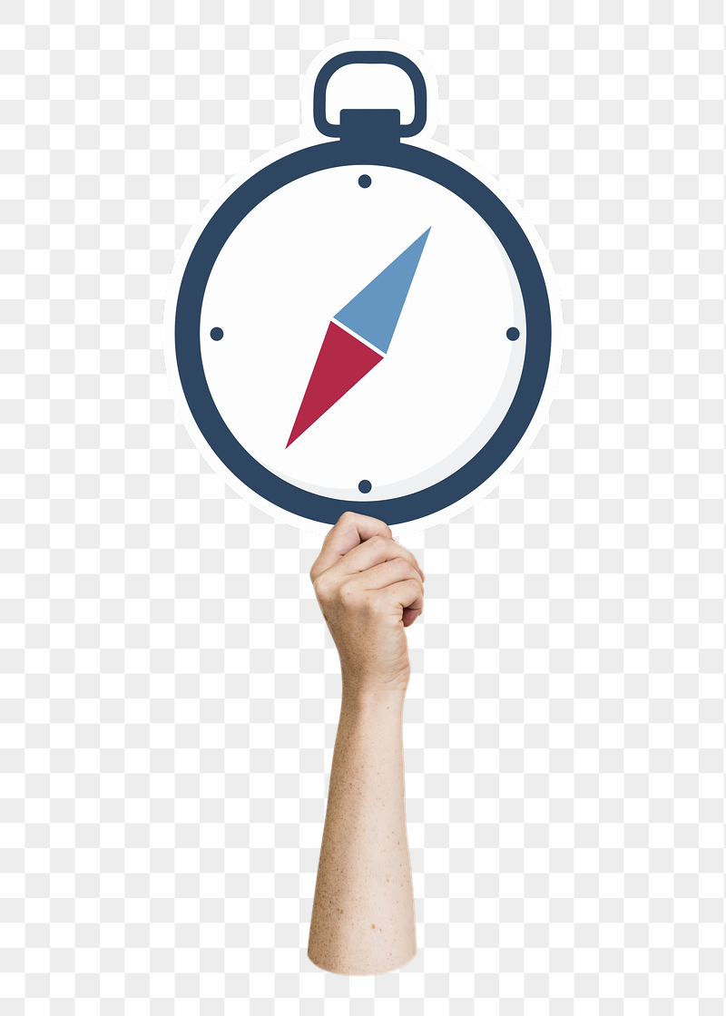 Hand holding compass png, transparent | Free PNG - rawpixel