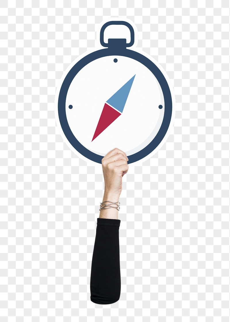 Hand holding compass png, transparent | Free PNG - rawpixel