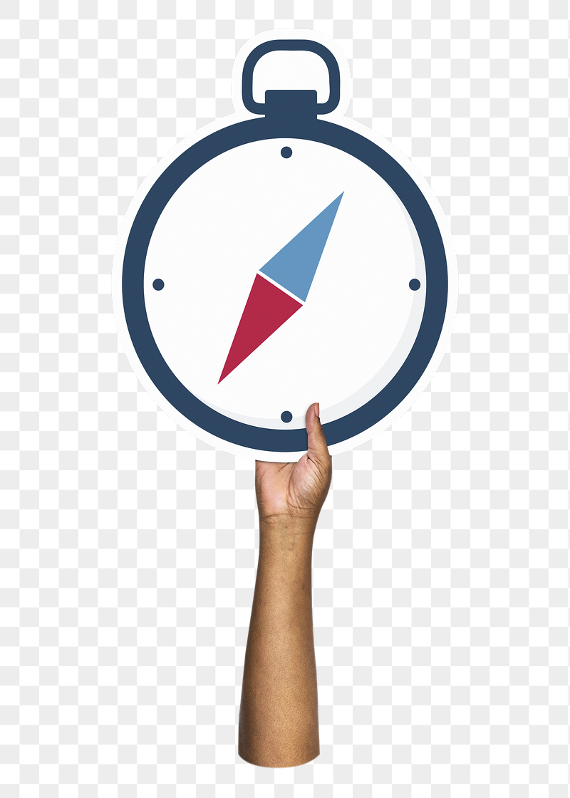 Hand holding compass png, transparent | Free PNG - rawpixel
