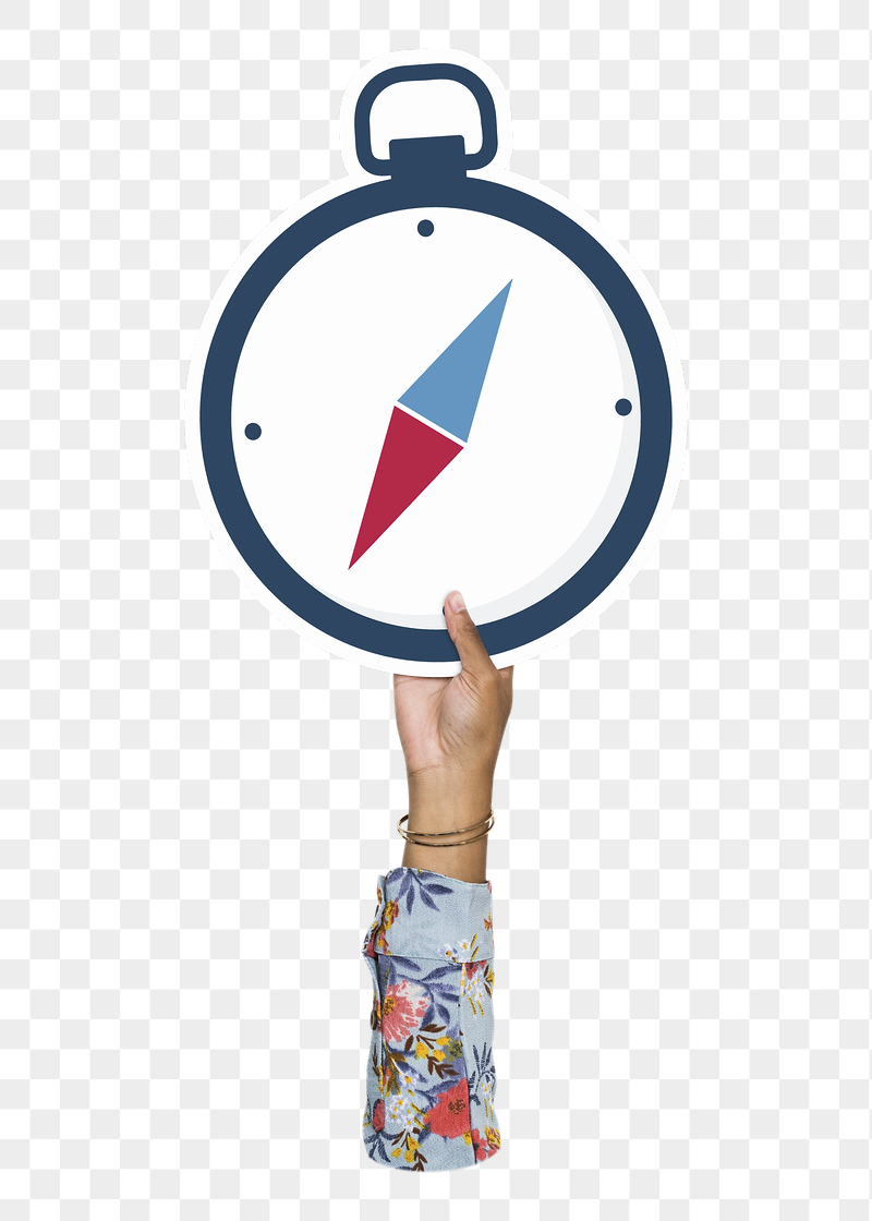 Hand holding compass png, transparent | Free PNG - rawpixel