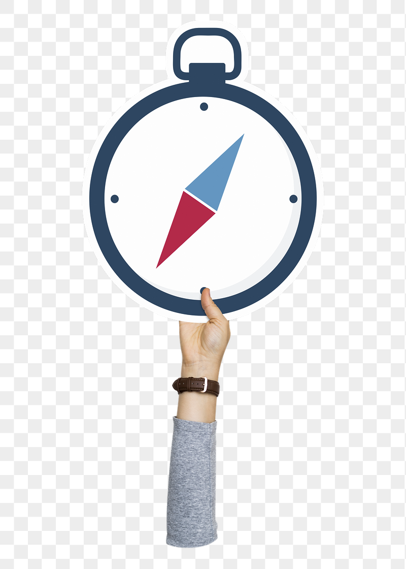 Hand holding compass png, transparent | Free PNG - rawpixel