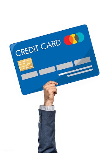 Hand holding credit card clipart | Free stock psd mockup - 536839