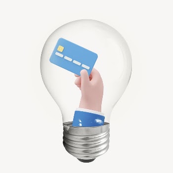 Hand holding credit card sticker, | Free PSD - rawpixel