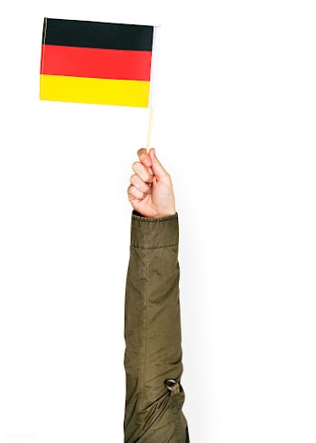 Hand holding flag isolated | Free stock psd mockup - 379473