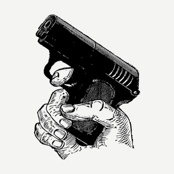 Hand holding gun drawing, vintage | Free PSD - rawpixel