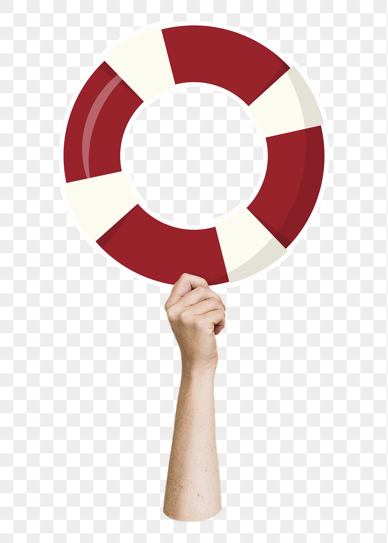 Hand holding lifebuoy png, transparent | Free PNG - rawpixel