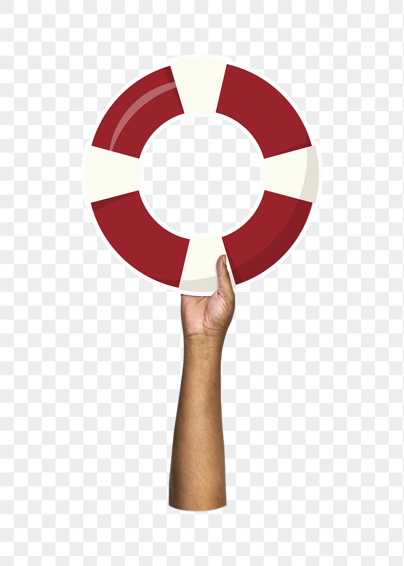 Hand holding lifebuoy png, transparent | Free PNG - rawpixel