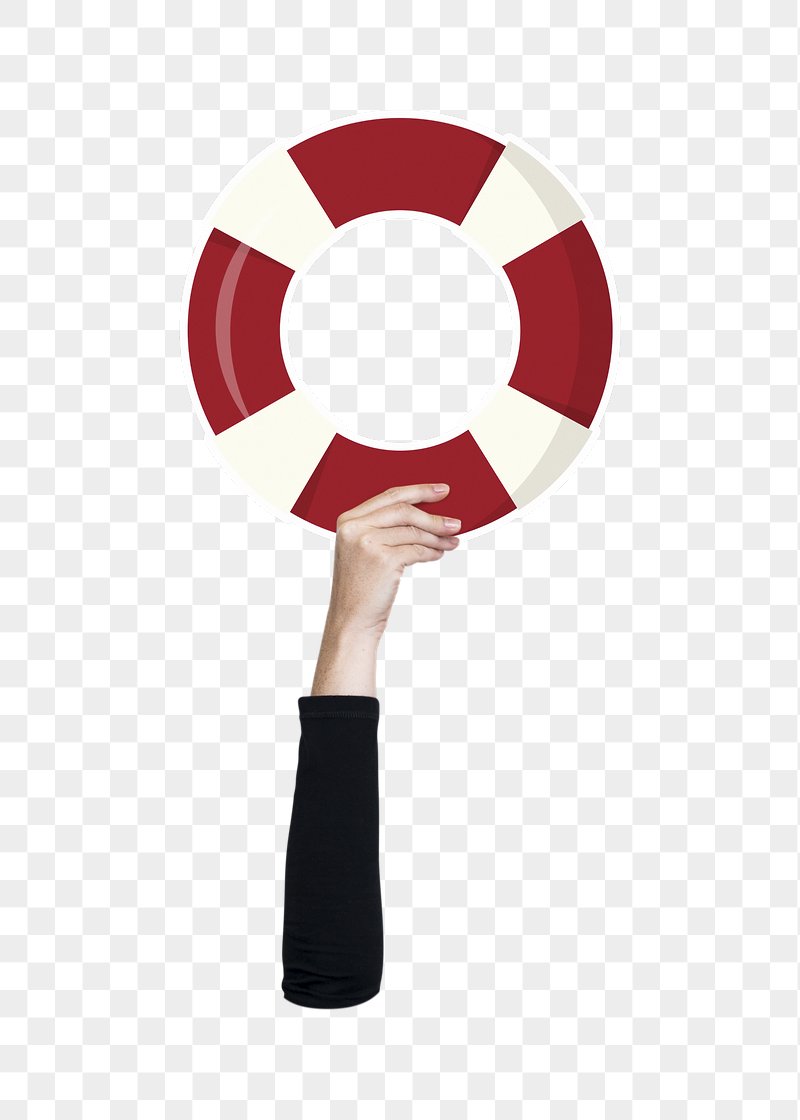 Hand holding lifebuoy png, transparent | Free PNG - rawpixel