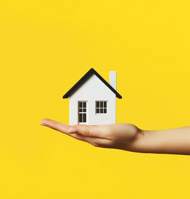 Hand Holding Model House: A Hyper-Realistic Vector Illustration Hand Holding Model House: A Hyper-Realistic Vector Illustration