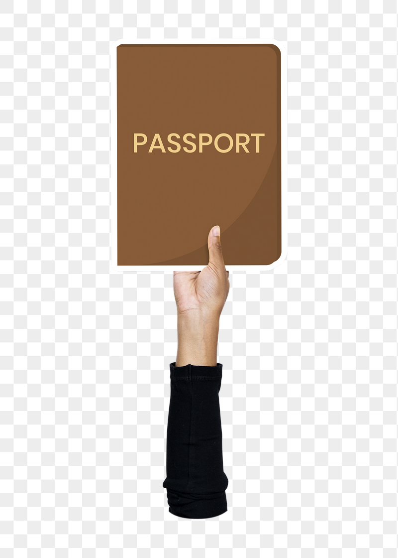 Hand holding passport png, transparent | Free PNG - rawpixel