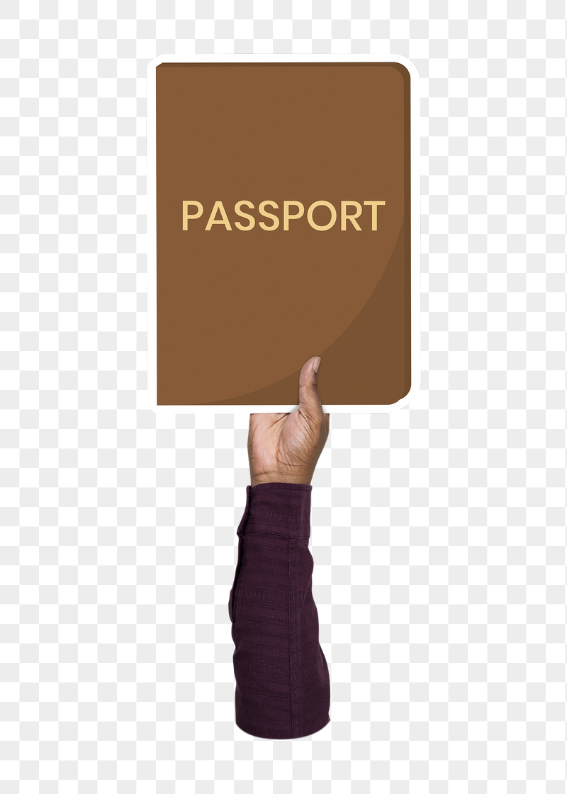 Hand holding passport png, transparent | Free PNG - rawpixel