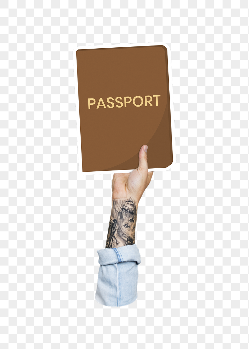 Hand holding passport png, transparent | Free PNG - rawpixel