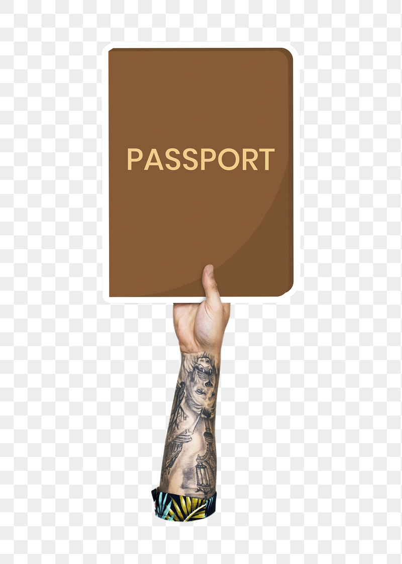 Hand holding passport png, transparent | Free PNG - rawpixel