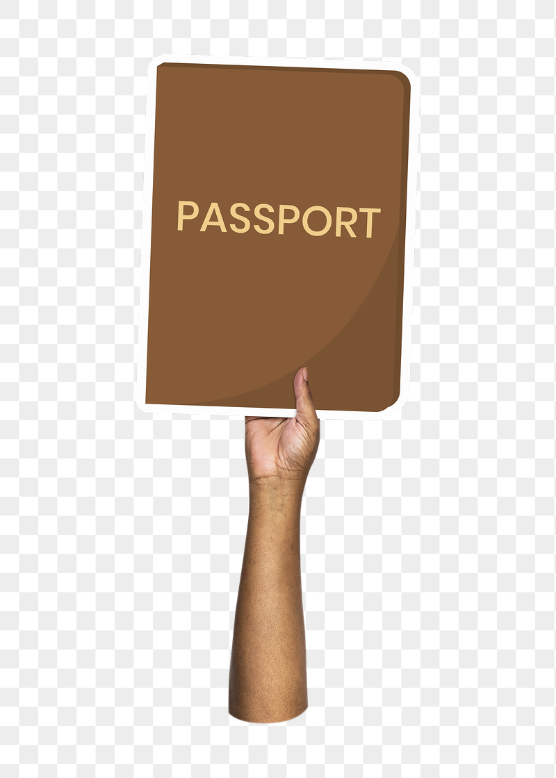 Hand holding passport png, transparent | Free PNG - rawpixel