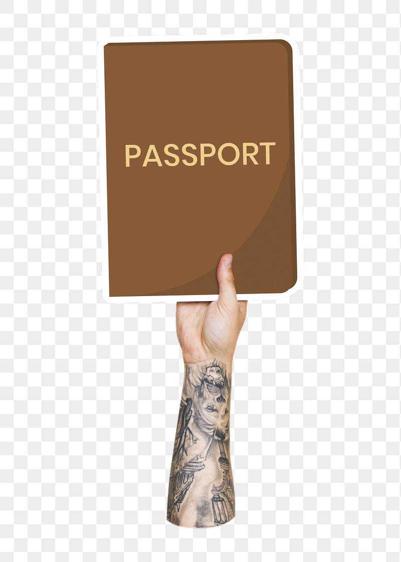 Hand holding passport png, transparent | Free PNG - rawpixel
