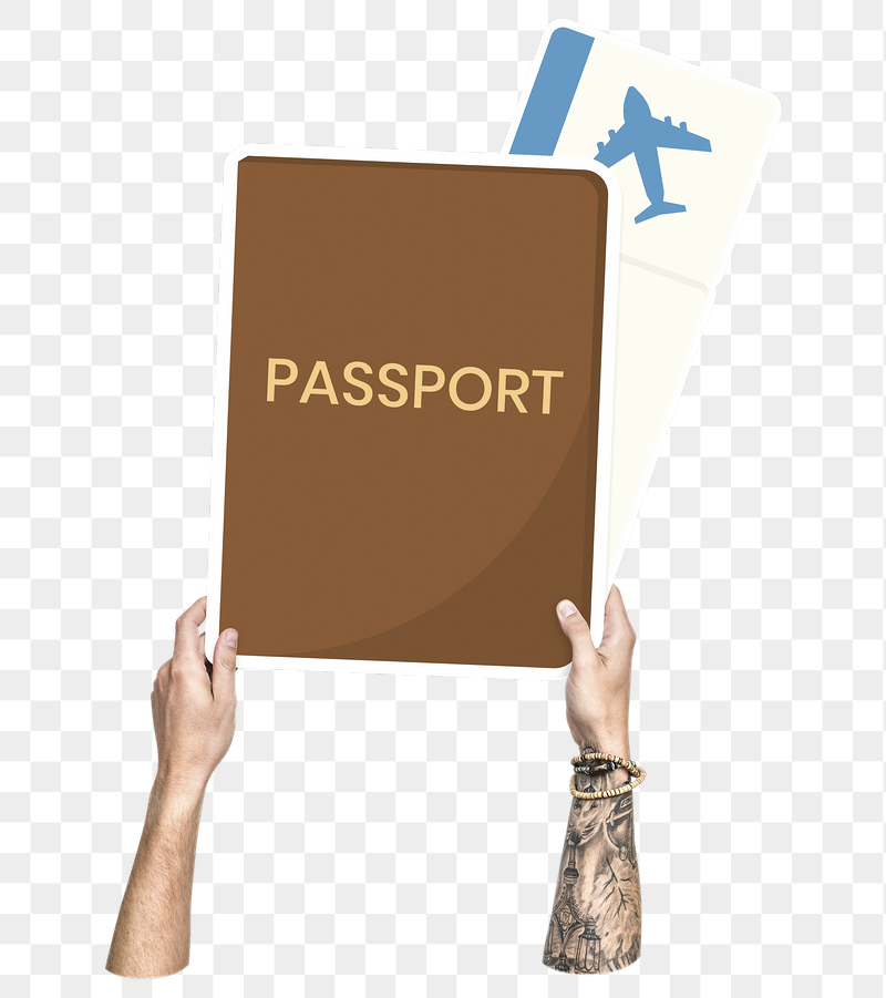 Hand holding passport png, transparent | Free PNG - rawpixel