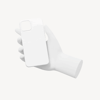 Hand holding phone case, 3D | Free Photo - rawpixel