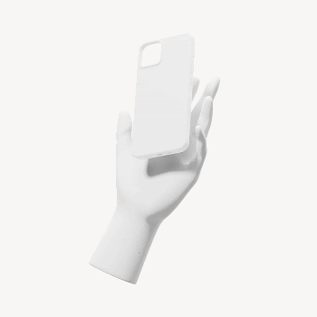 Hand holding phone case, 3D | Free Photo - rawpixel