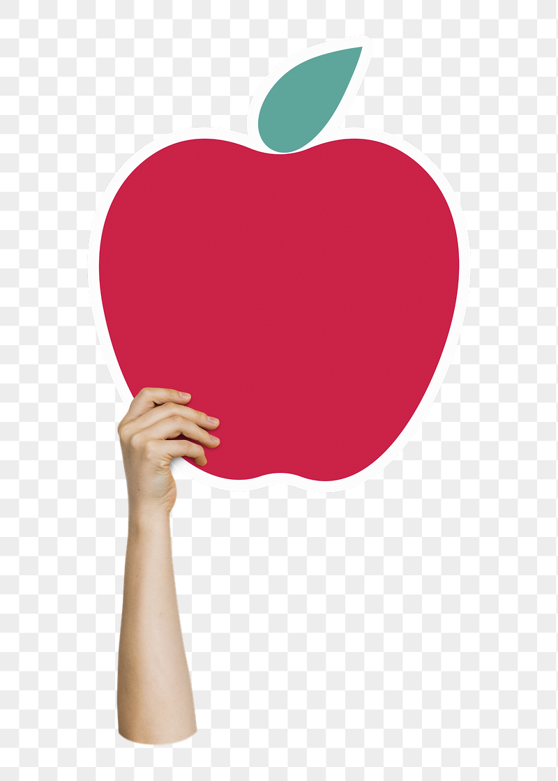 Hand holding png apple, transparent | Free PNG - rawpixel