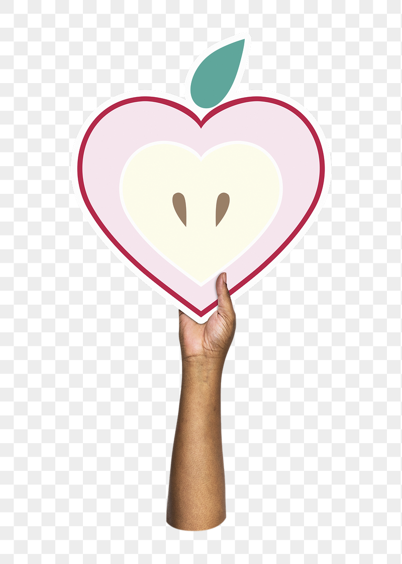 Hand holding png apple, transparent | Free PNG - rawpixel