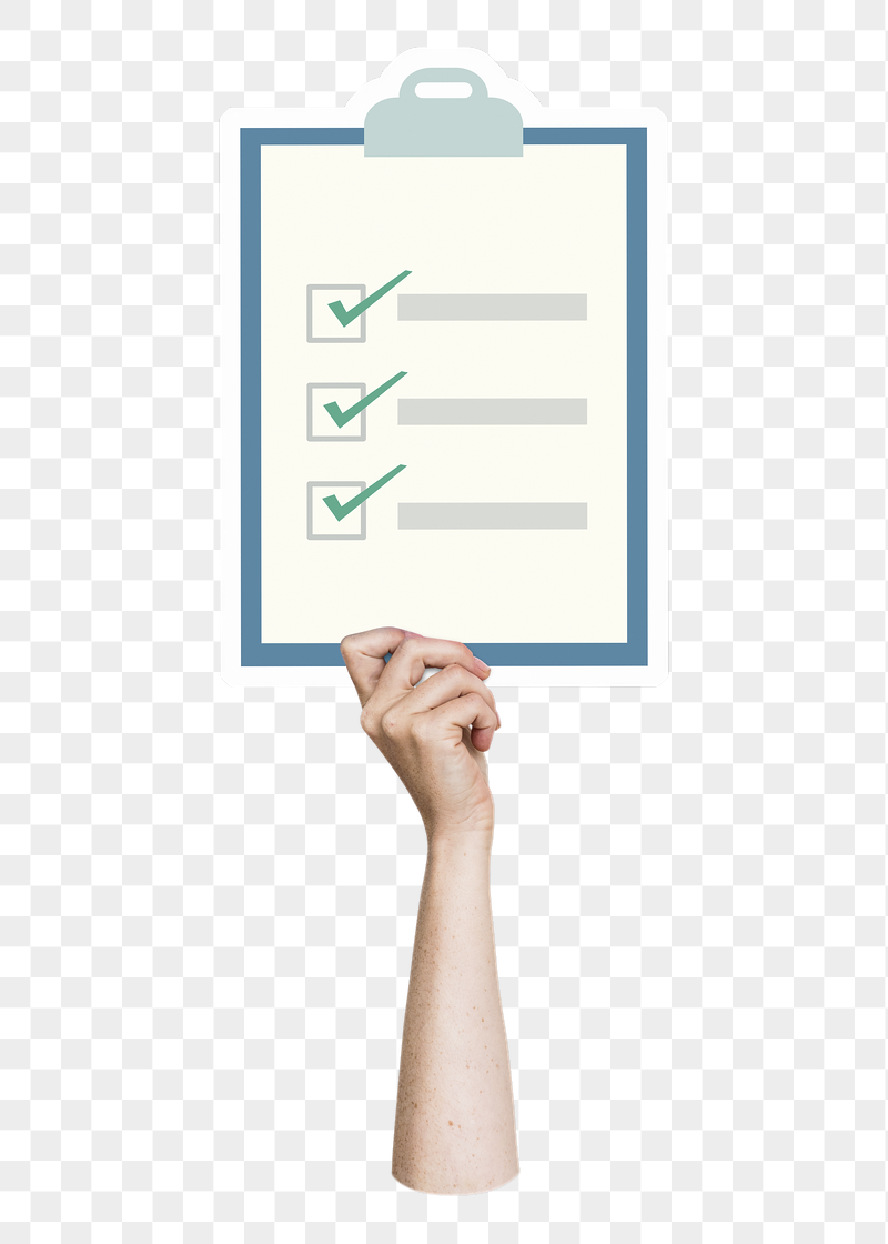 Hand holding png clipboard, transparent | Free PNG - rawpixel