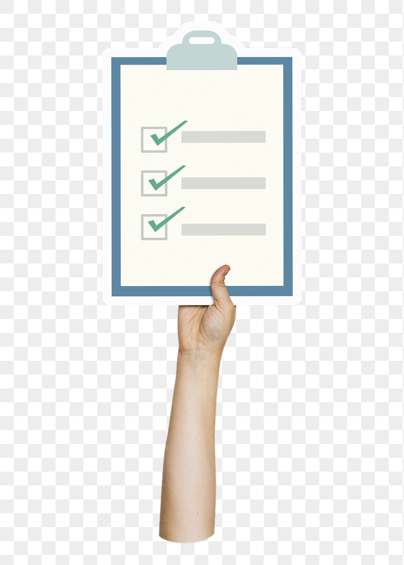 Hand holding png clipboard, transparent | Free PNG - rawpixel