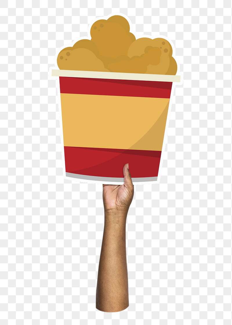 Hand holding png fried chicken, | Free PNG - rawpixel