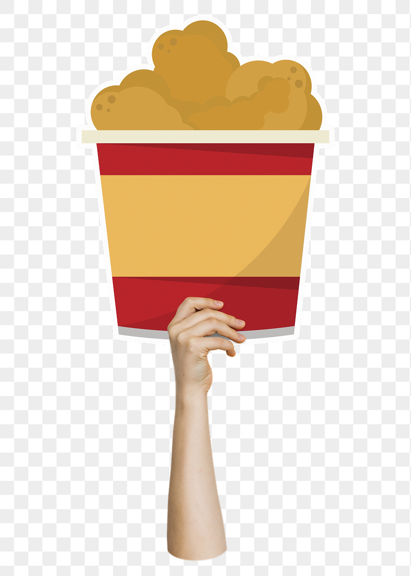 Hand holding png fried chicken, | Free PNG - rawpixel