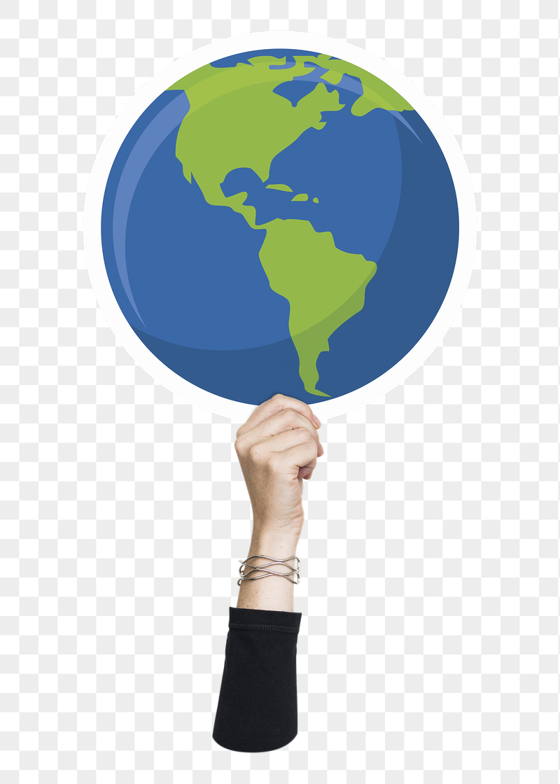 Hand holding png globe, transparent | Free PNG - rawpixel