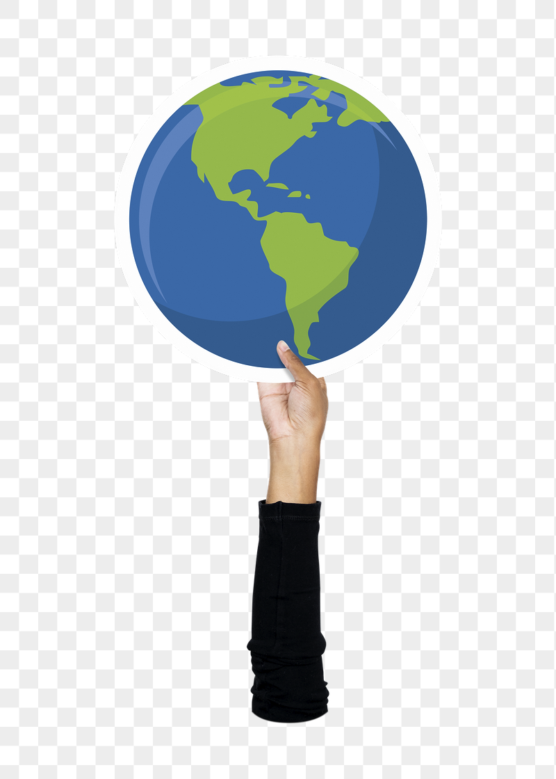 Hand holding png globe, transparent | Free PNG - rawpixel
