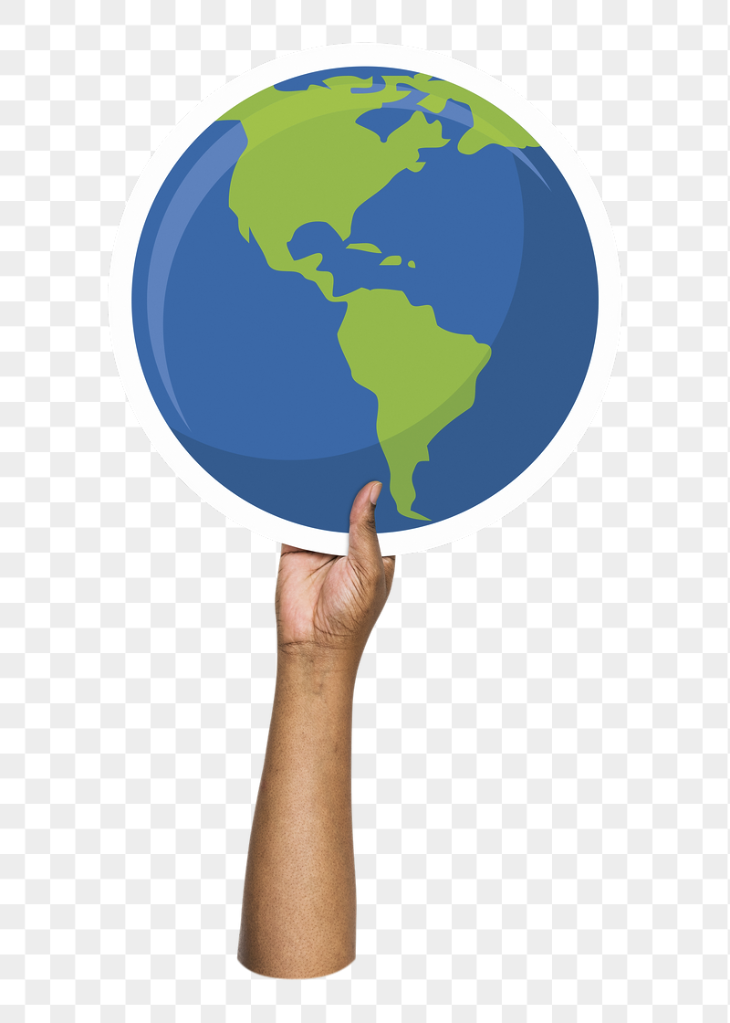 Hand holding png globe, transparent | Free PNG - rawpixel