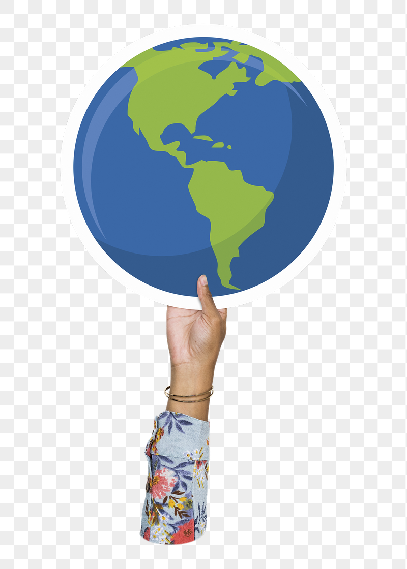 Hand holding png globe, transparent | Free PNG - rawpixel