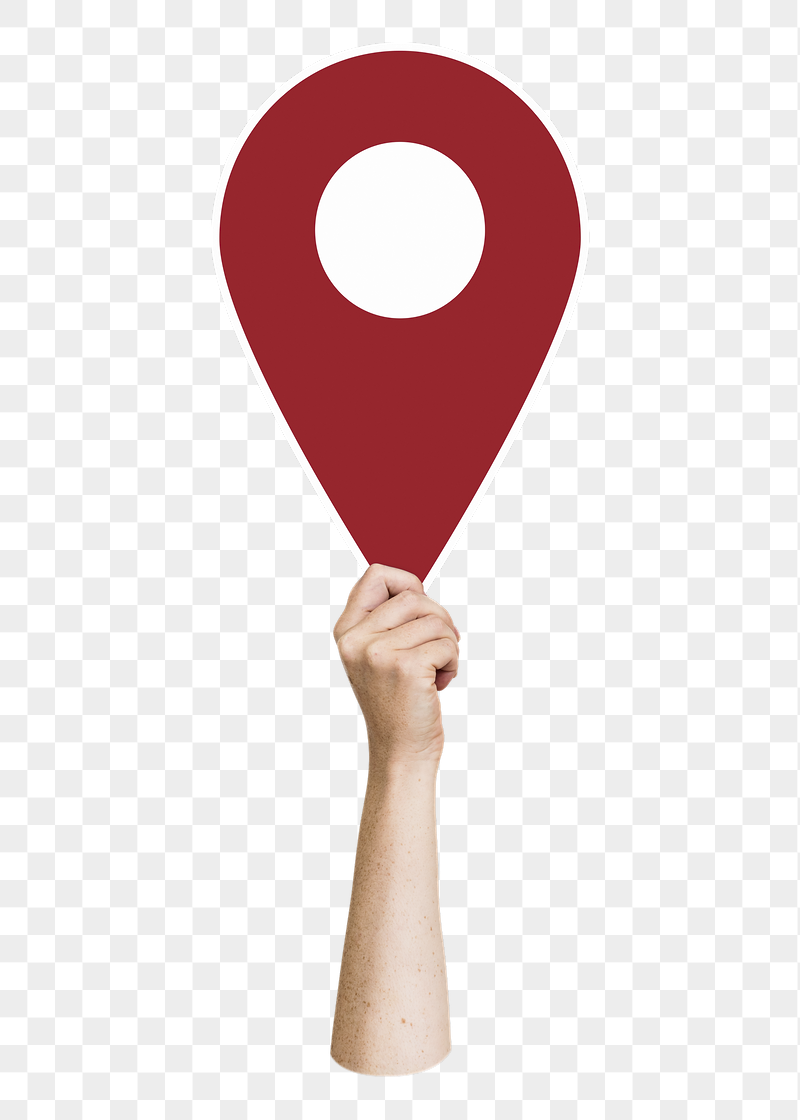 Hand holding png location mark, | Free PNG - rawpixel