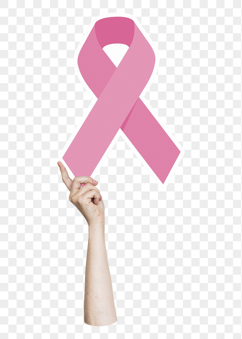 Hand holding png pink ribbon, | Free PNG - rawpixel