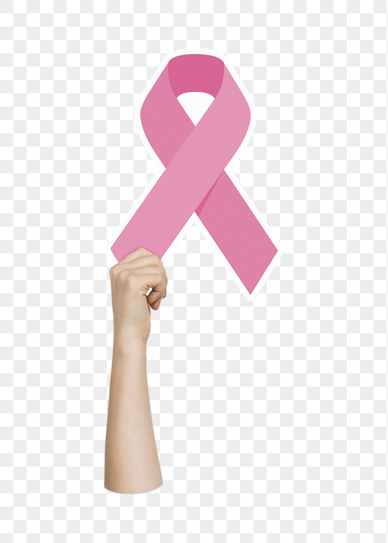Hand holding png pink ribbon, | Free PNG - rawpixel