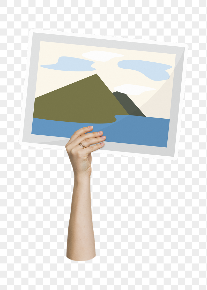 Hand holding png post card, | Free PNG - rawpixel