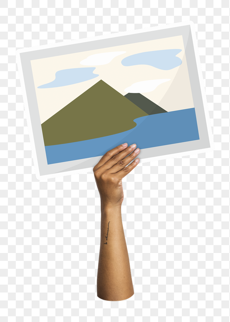 Hand holding png post card, | Free PNG - rawpixel
