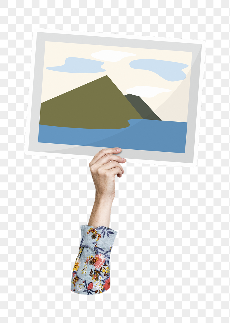 Hand holding png post card, | Free PNG - rawpixel