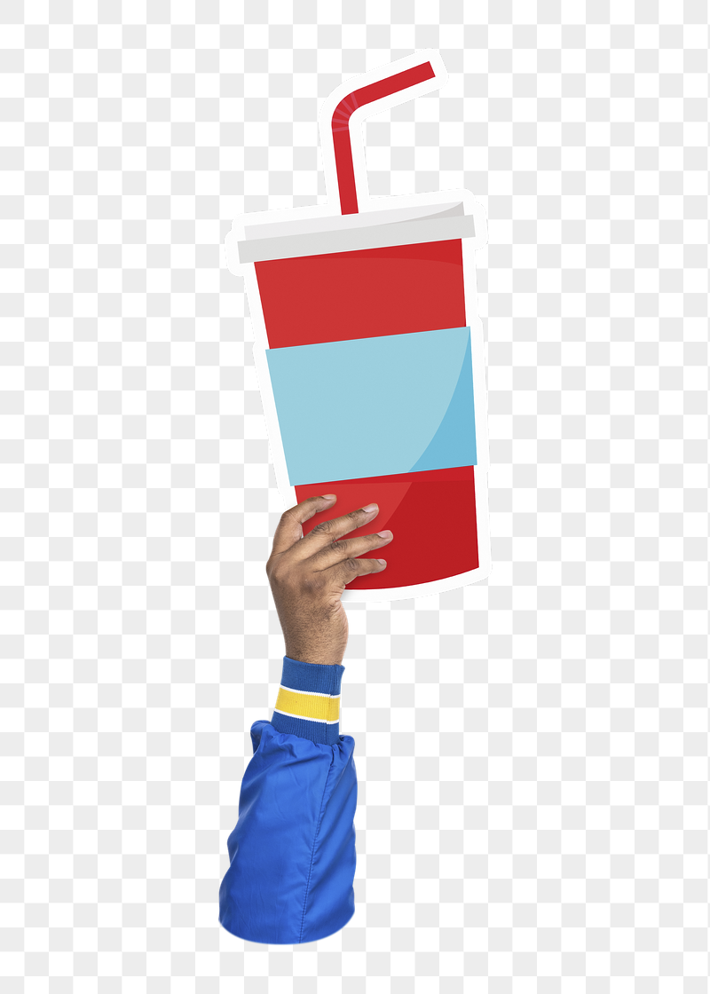 Hand holding png soda cup, | Free PNG - rawpixel