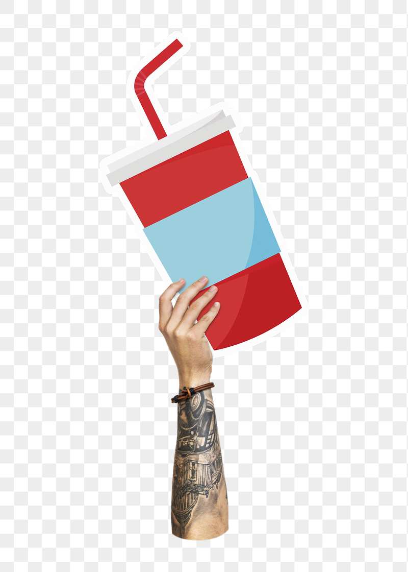 Hand holding png soda cup, | Free PNG - rawpixel