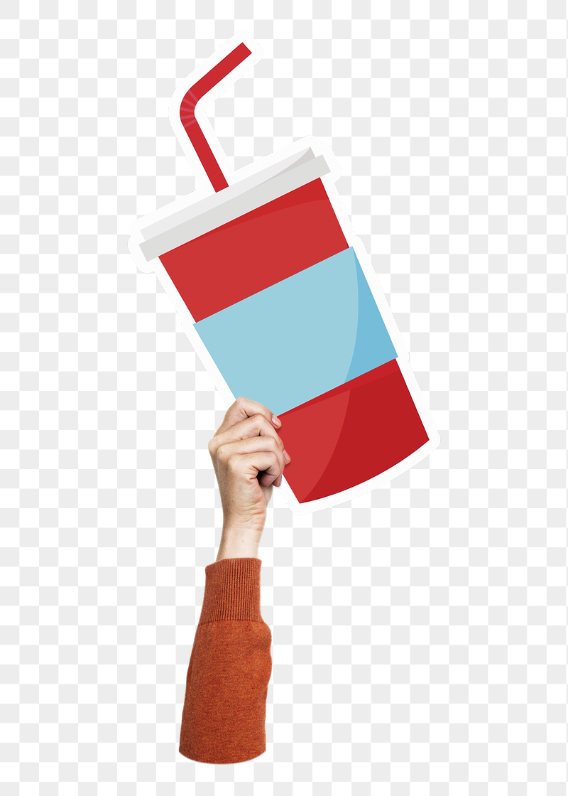 Hand holding png soda cup, | Free PNG - rawpixel