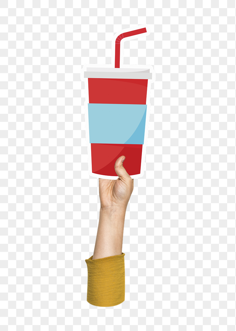Hand holding png soda cup, | Free PNG - rawpixel