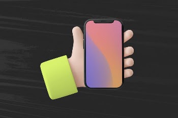 Hand holding smartphone, 3D digital | Free Photo - rawpixel