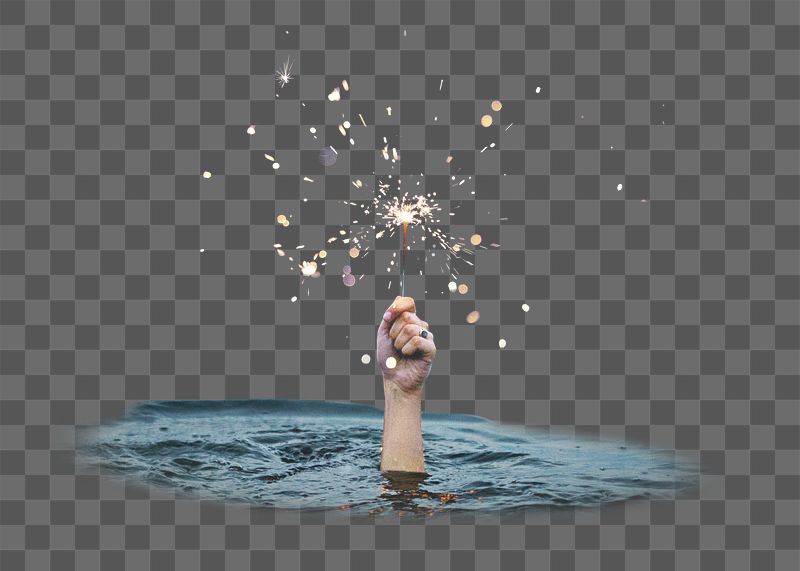 Hand holding sparkler png sticker, | Free PNG - rawpixel