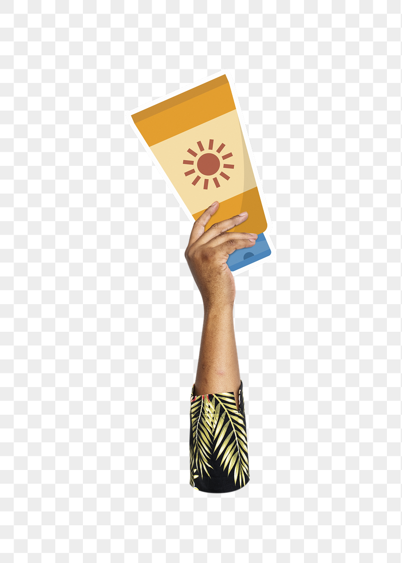 Hand holding sunscreen png, transparent | Free PNG - rawpixel