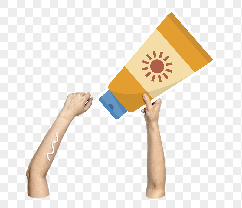 Hand holding sunscreen png, transparent | Free PNG - rawpixel