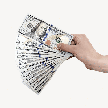 Hand holding US dollar bills | Free PSD - rawpixel