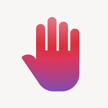 Hand icon, gradient design  | Free Icons - rawpixel